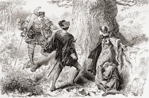 Valentine: Ruffian, let go that rude uncivil touch, A scene from Shakespeare